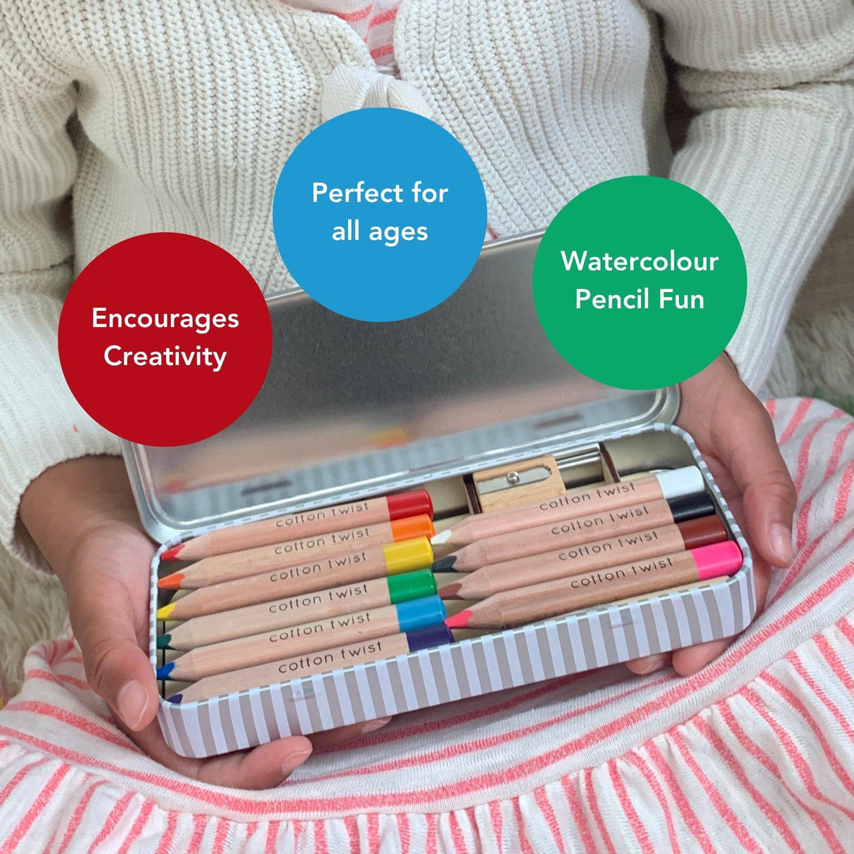 Bright Mix Watercolour Pencils Set | Little Whispers
