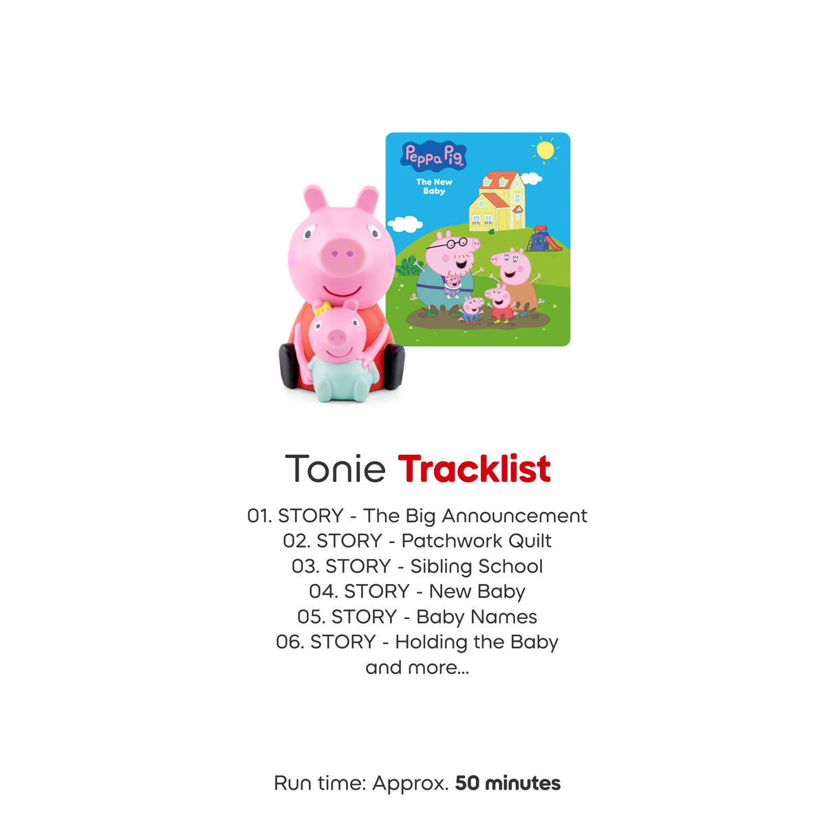Tonies Audio Character - Peppa Pig: The New Baby (UK)