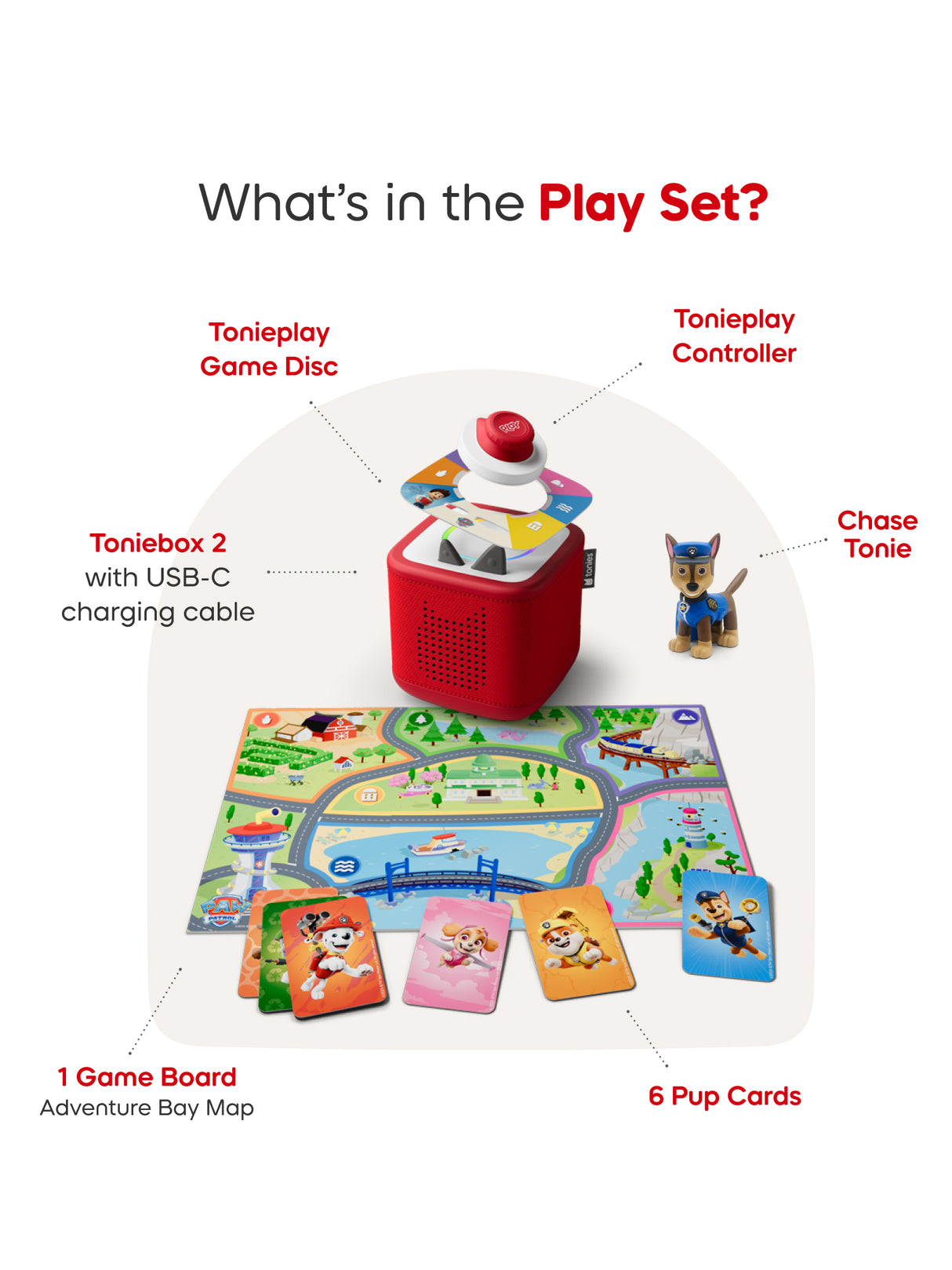 Toniebox 2 Cloud Pink Play Set Paw Patrol Chase UK