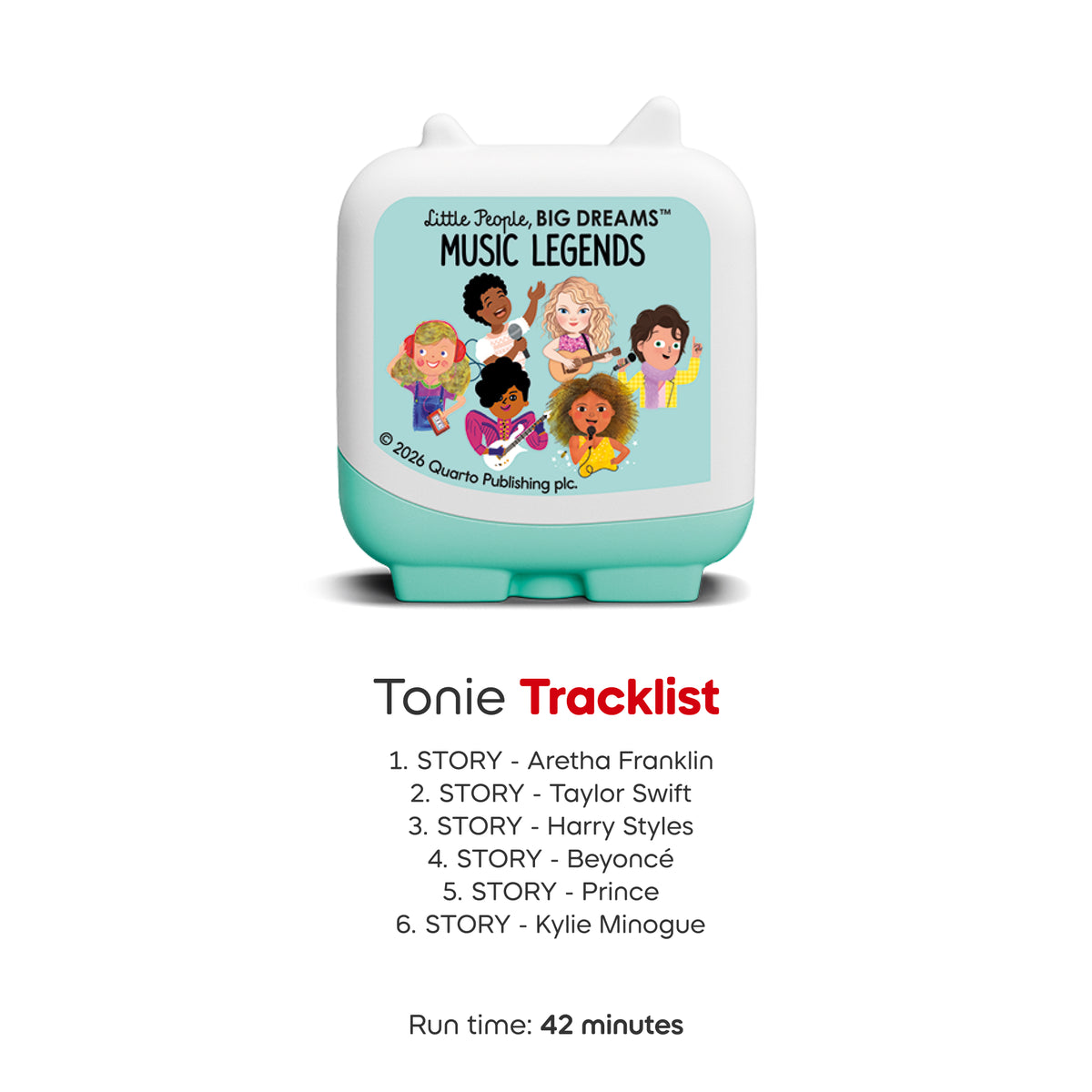 Little People Big Dreams - Music Legends Pocket Tonie
