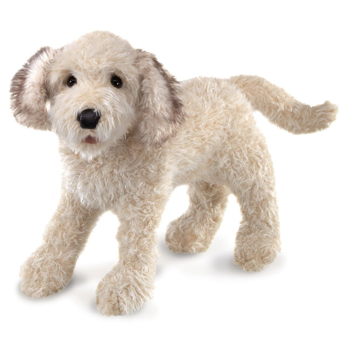 Folkmanis – Marionnette à Main Basset Hound – Peluche Interactive – Jeu D'Imagination Dès 3 Ans