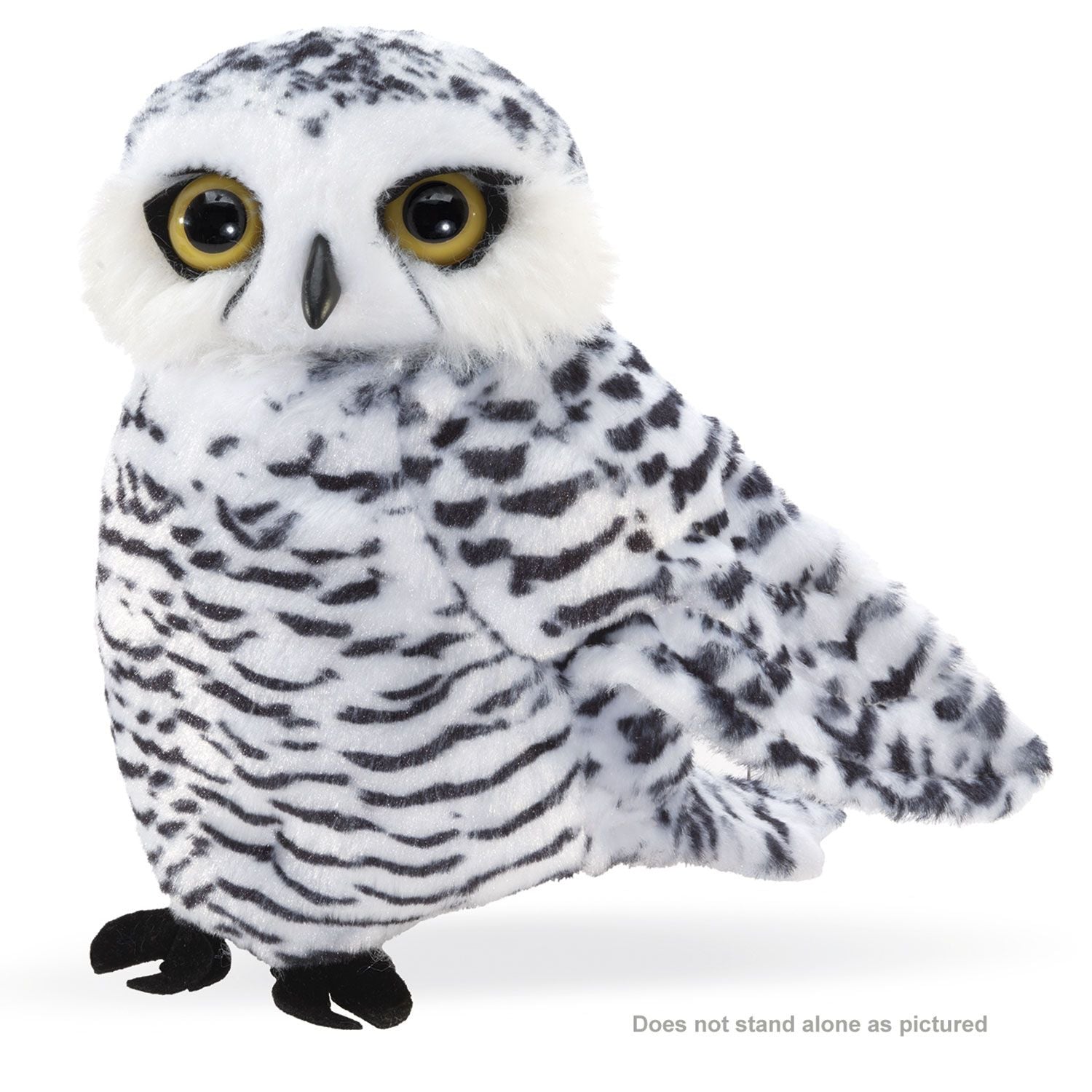 Folkmanis Small Snowy Owl Hand Puppet  - Little Whispers