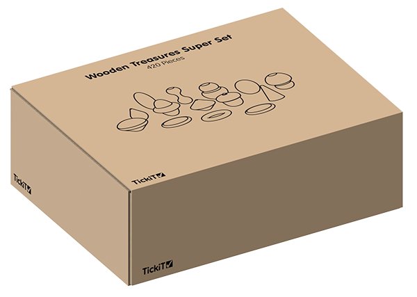 Wooden Treasures Super Set - Pk420 74049 (Direct Shipping) - Little Whispers