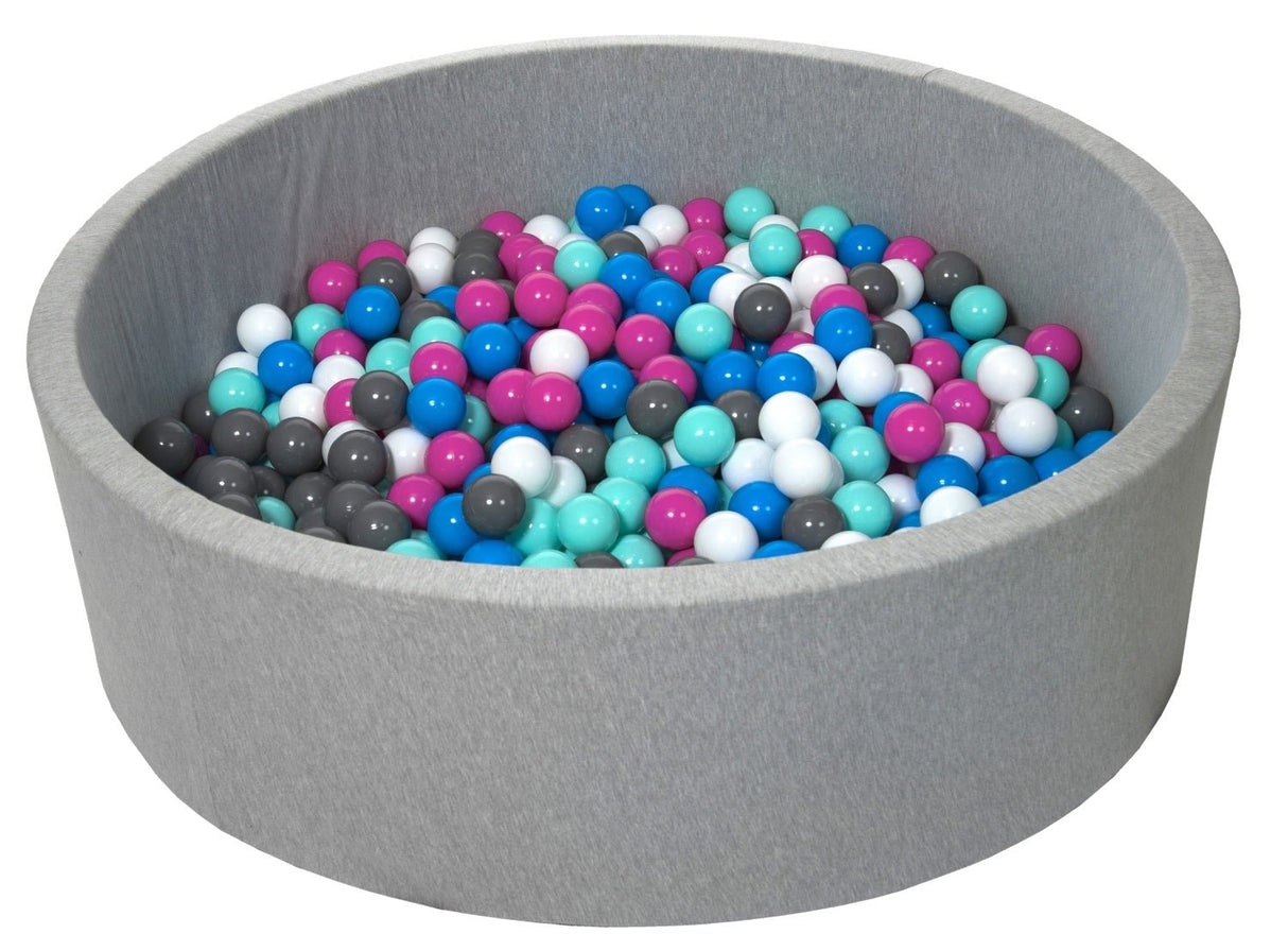 Velinda Large Round Grey Ball pit + 600 Balls (Direct Shipping Item - UK Only) - Little Whispers