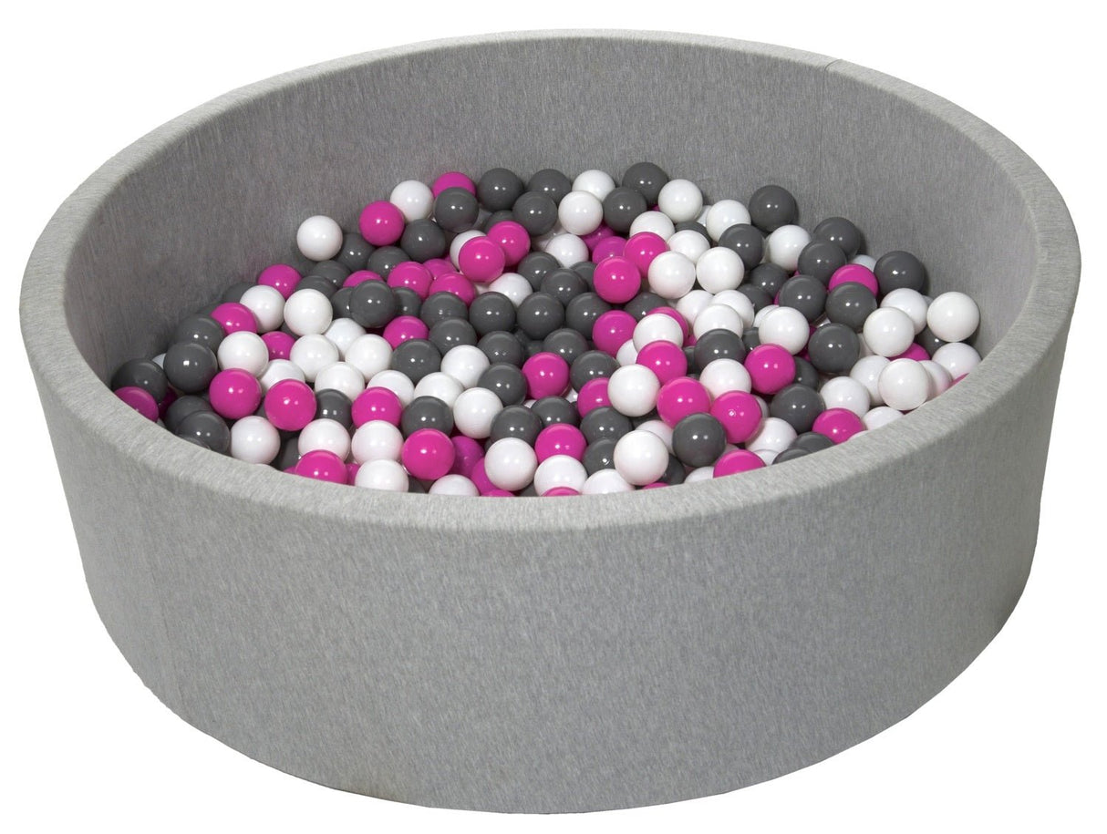 Velinda Large Round Grey Ball pit + 600 Balls (Direct Shipping Item - UK Only) - Little Whispers