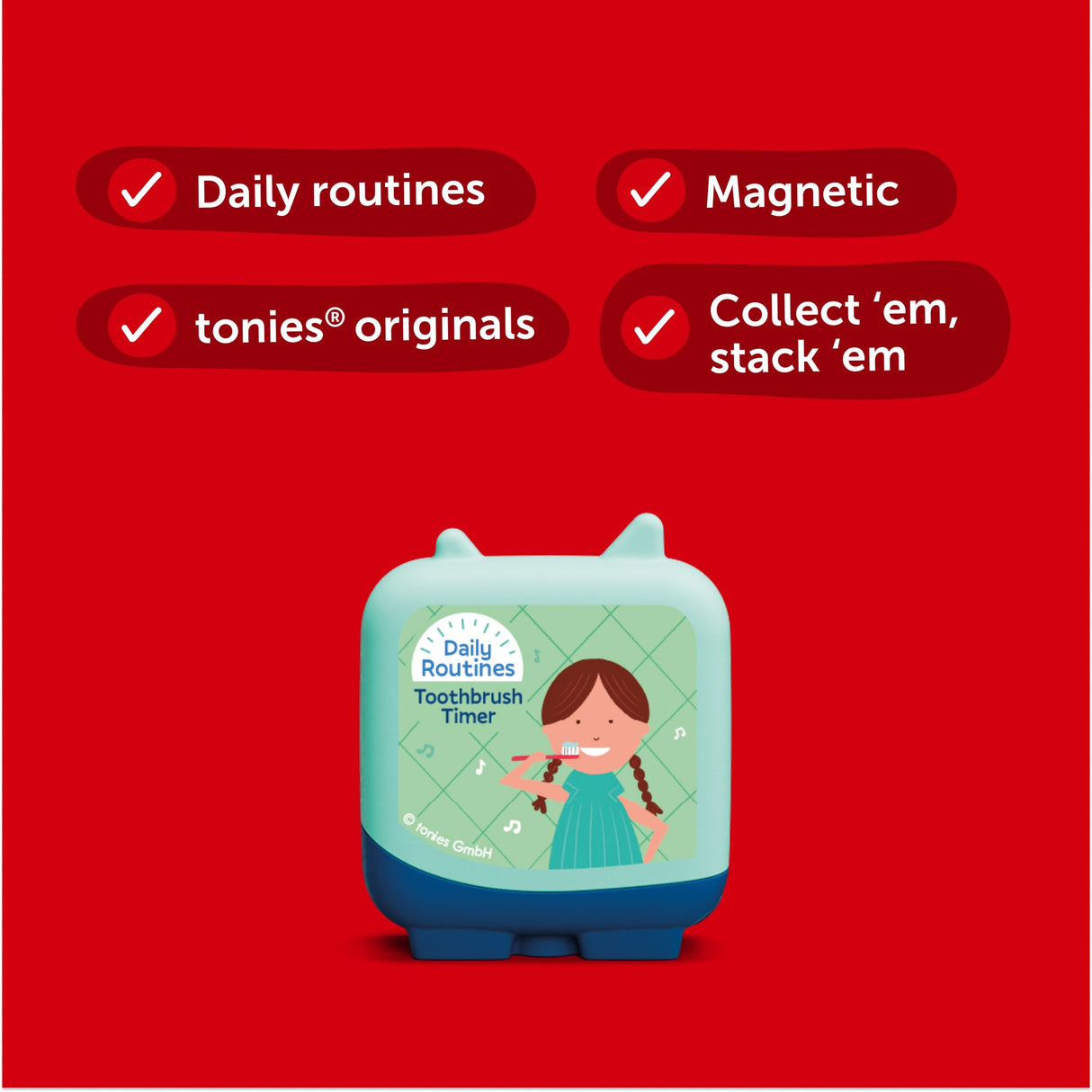 Tonies Audio Pocket Collection - Daily Routines: Toothbrush Timer Audio Pocket Tonie - Little Whispers