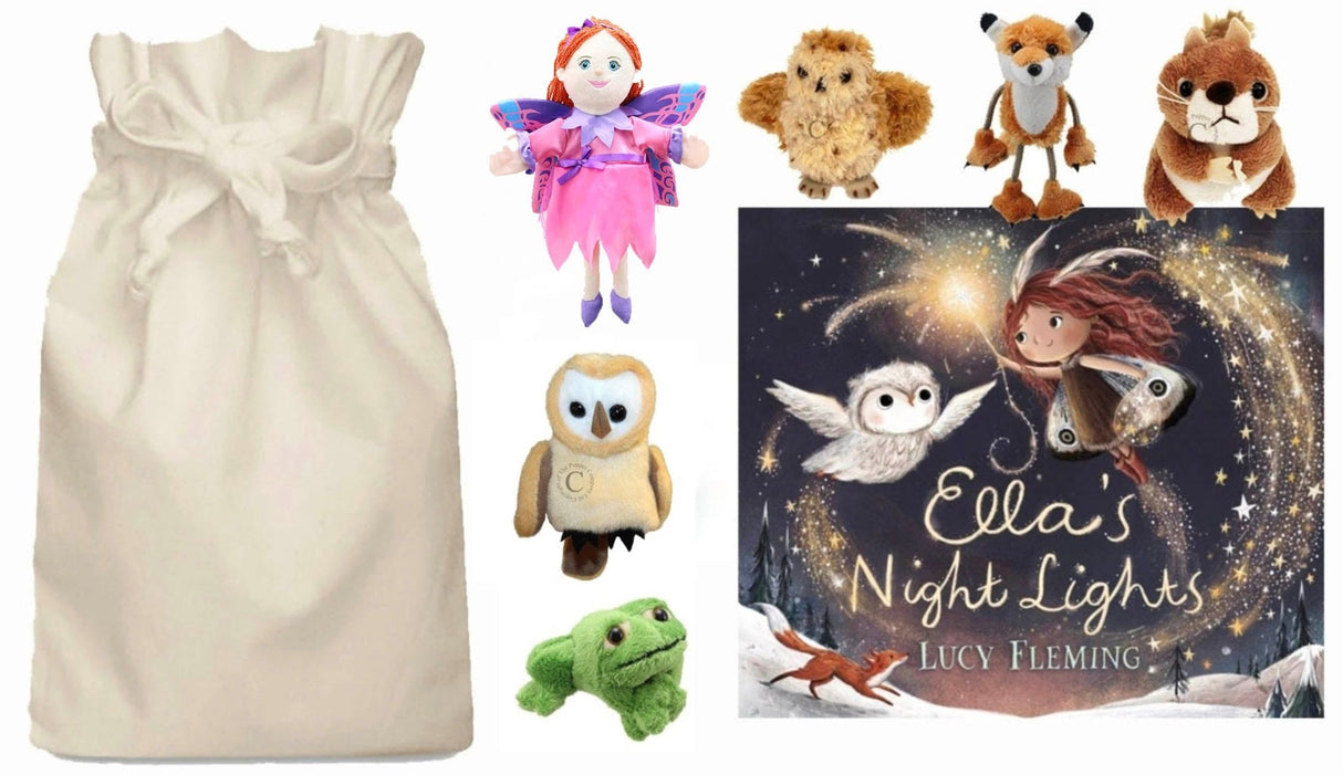 Ella's Night Lights Story Sack with Puppet Company - Little Whispers