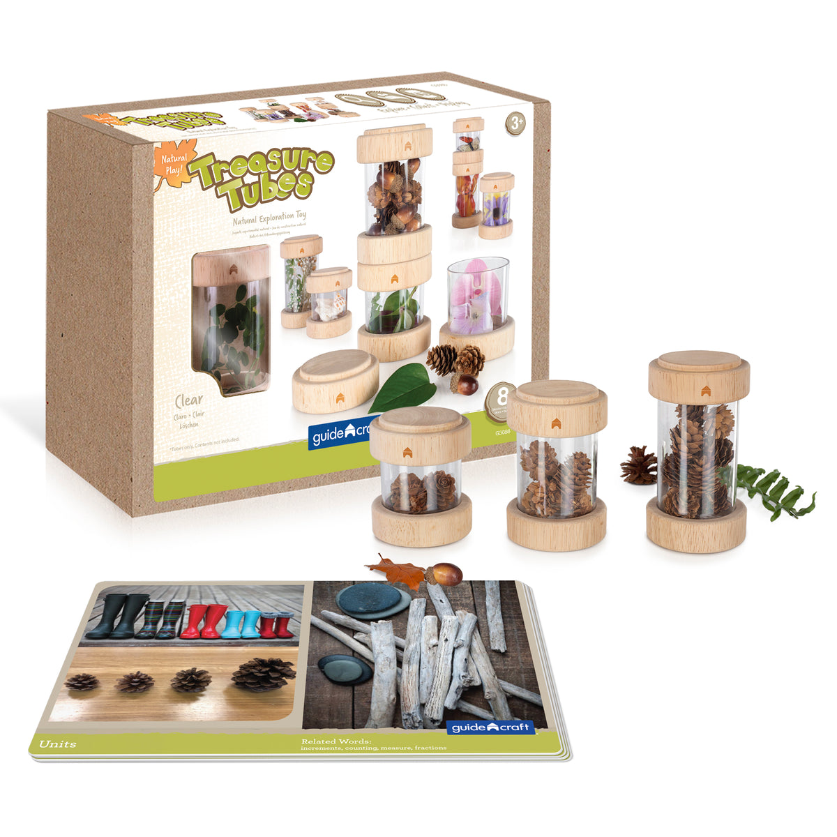 Guidecraft Treasure Tubes - Clear
