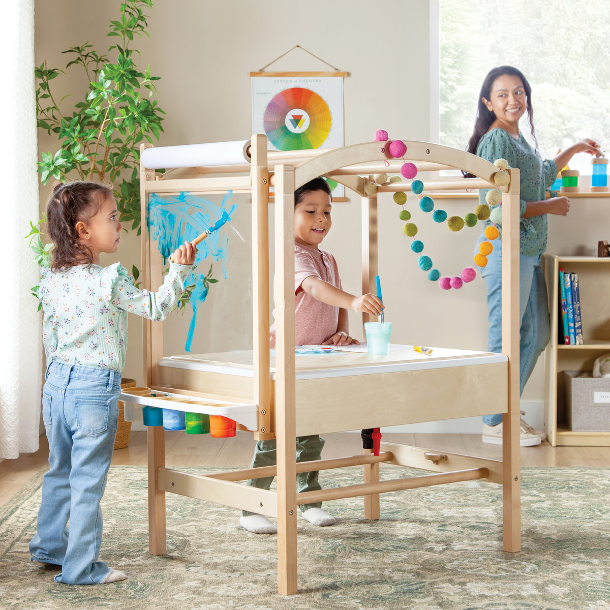 Guide Craft Sensory System - Table with Canopy, Tubes, Clips and Easel (Direct Shipping UK)