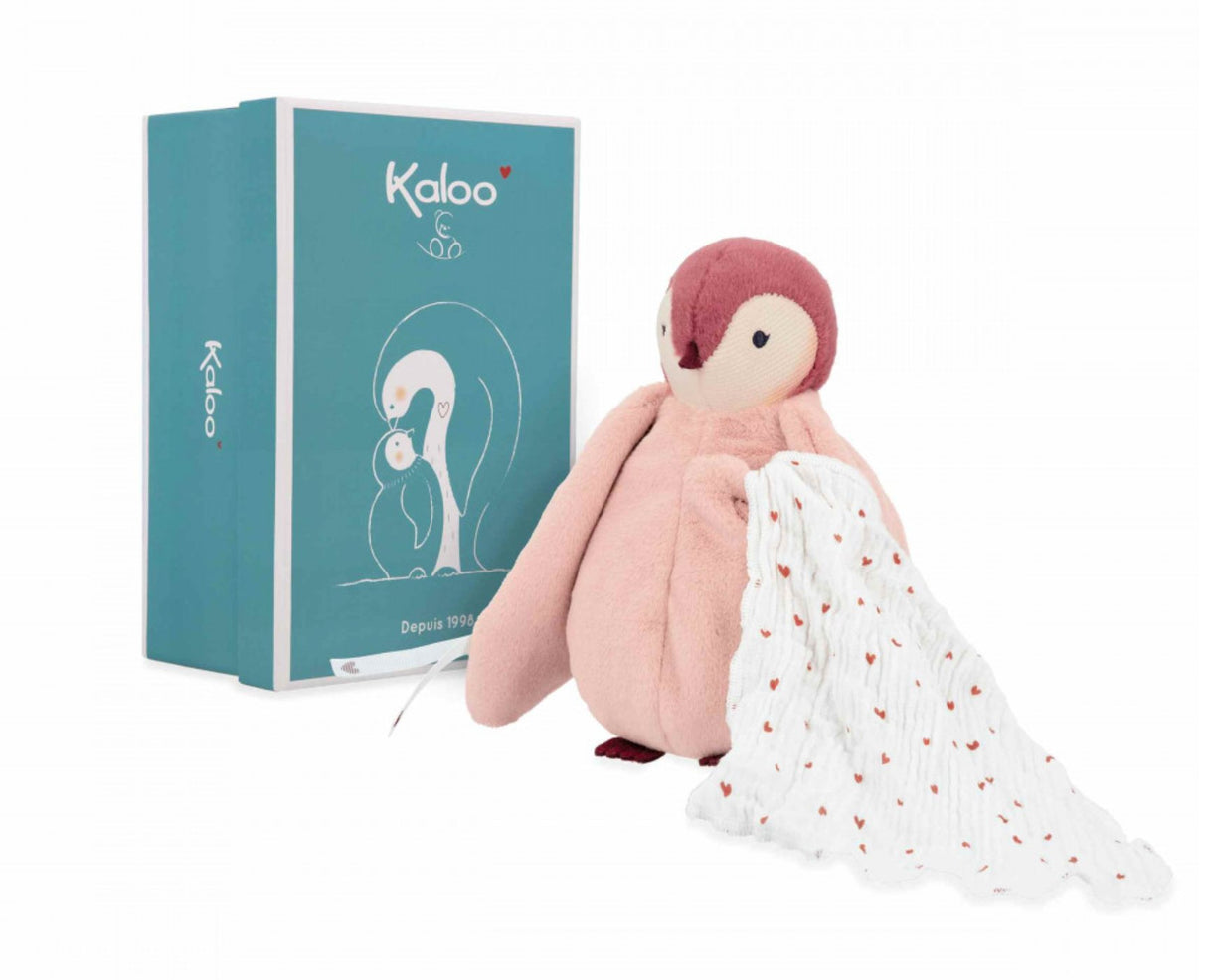 Kaloo Kissing Plush Penguin Pink - Little Whispers