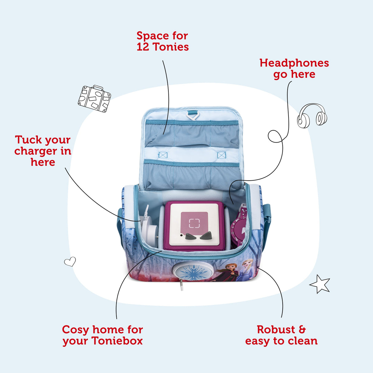 PRE - ORDER - Tonies Listen & Play Bag - Disney Frozen - Little Whispers