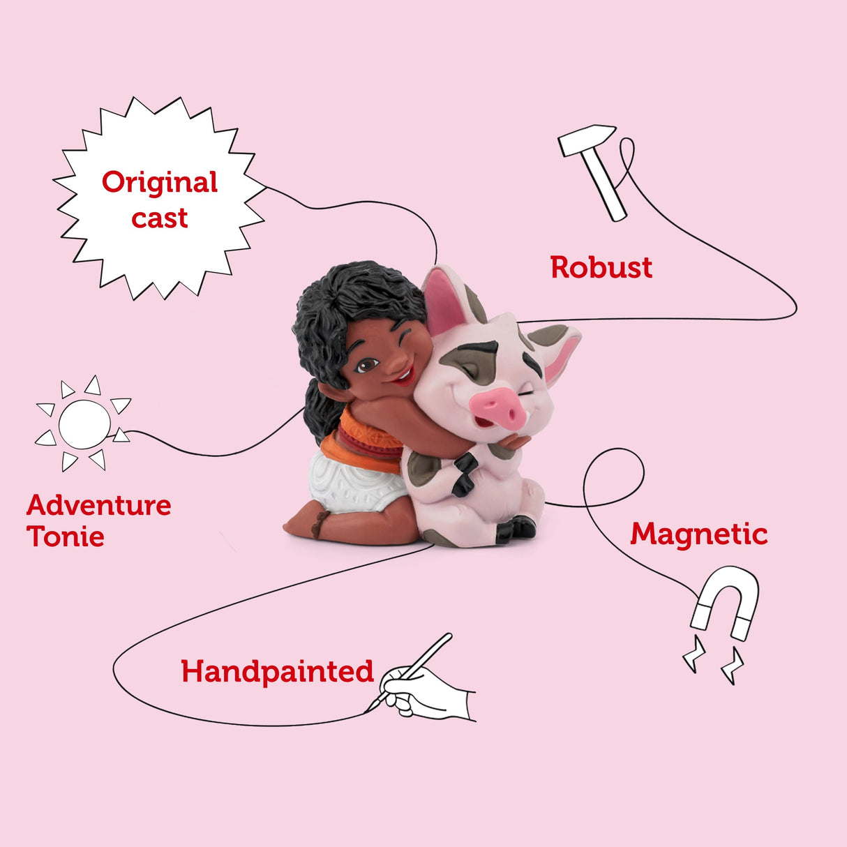 Tonies Audio Character - Disney Moana 2 - Simea Classic Tonies Character - Little Whispers