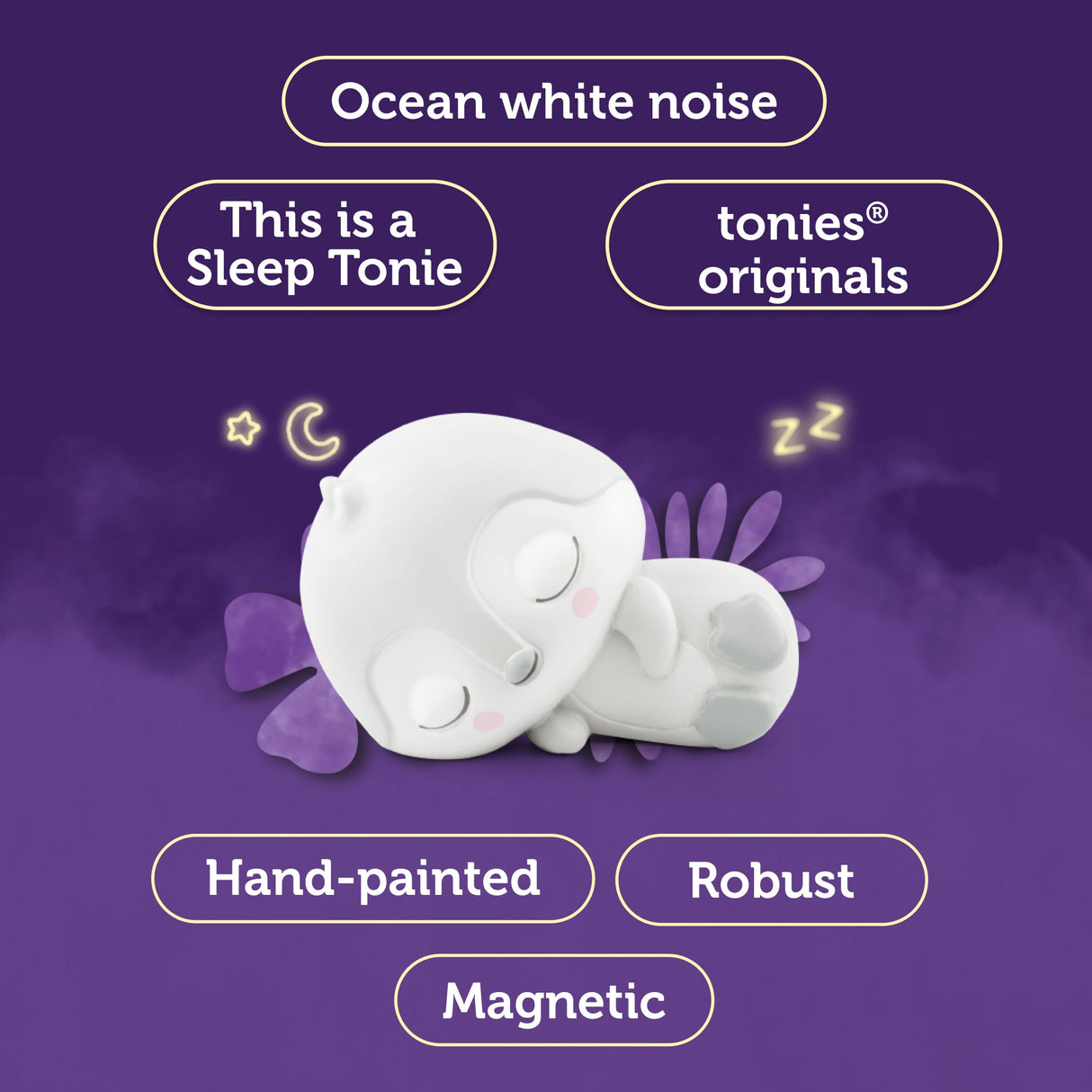 Tonies Audio Character Sleepy Friends Penguin Lullabies from the Ocean Classic Tonies Character - Little Whispers