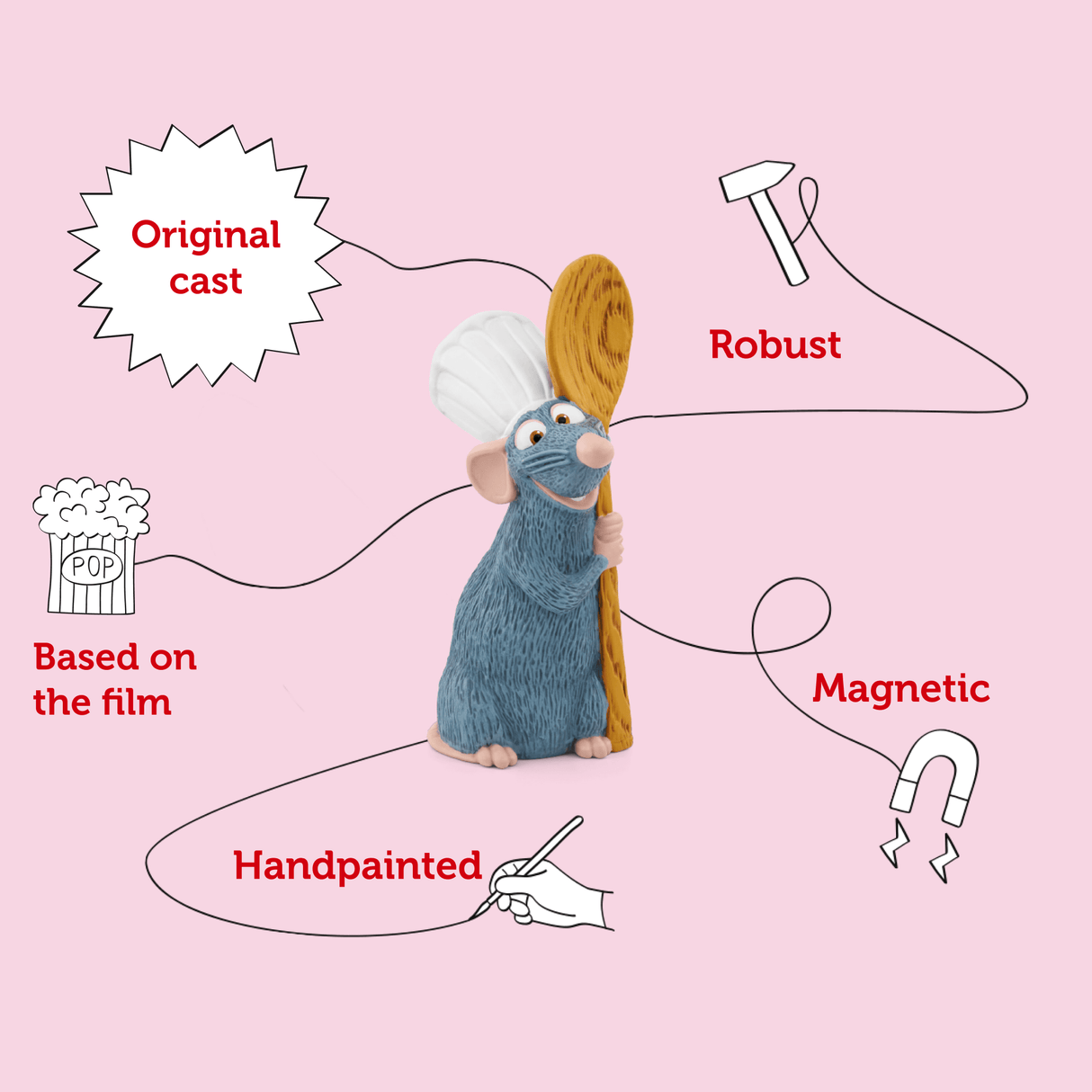 Disney and Pixar Ratatouille Audio Classic Tonie Character - Little Whispers