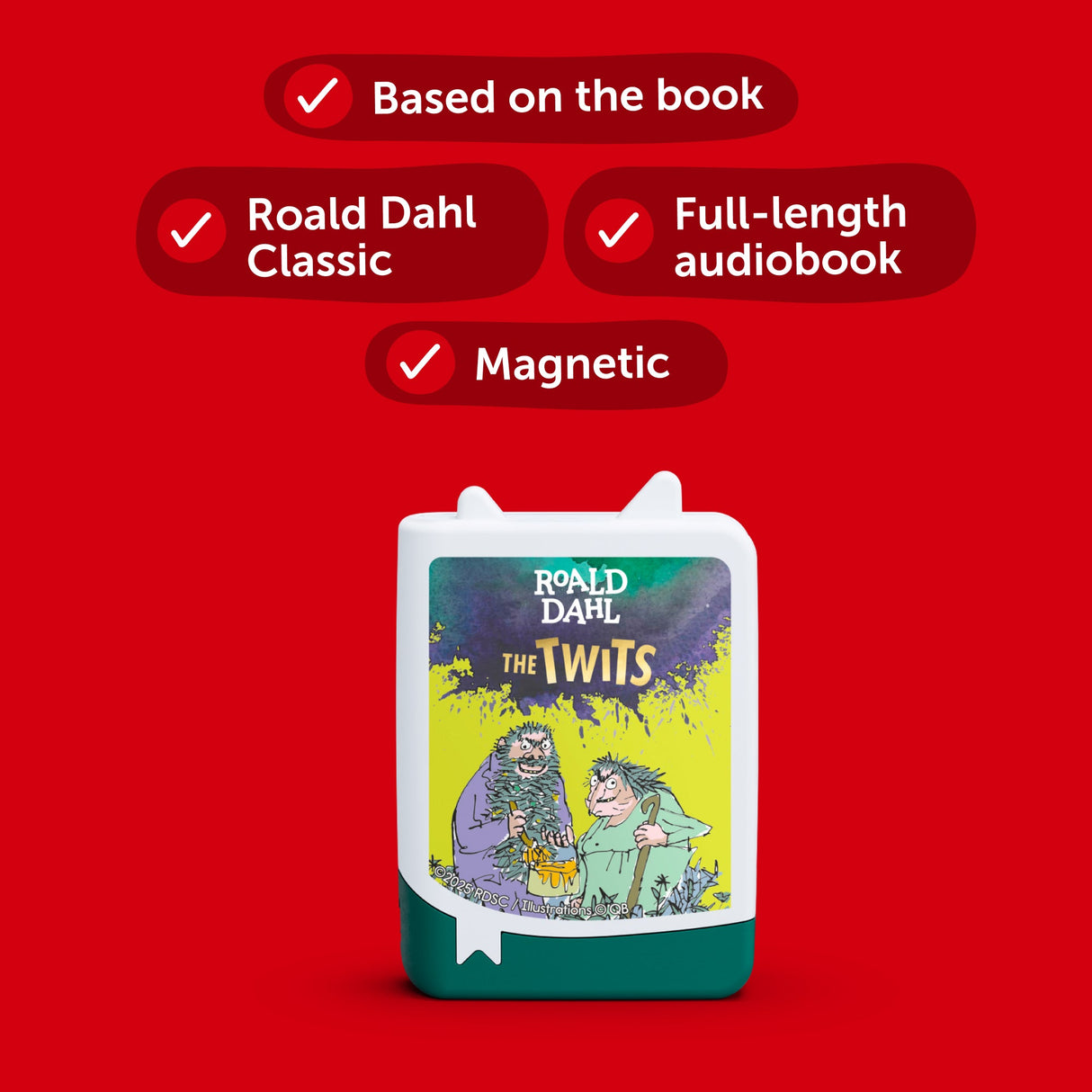 PRE - ORDER - Pocket Tonie Roald Dahl The Twits Audiobook - Available from 20/05/2025 - Little Whispers