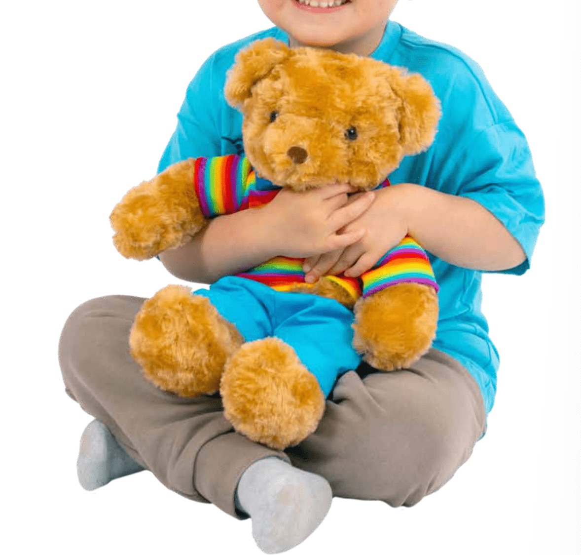 Wilberry Rainbow Bear with Baby Bear - Little Whispers