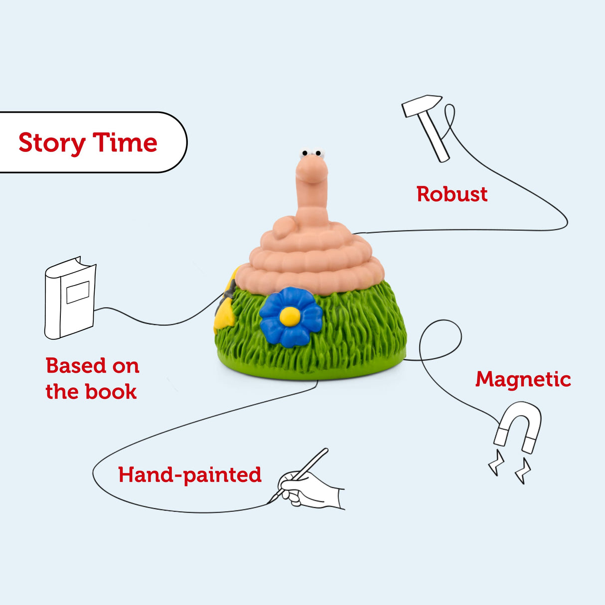 PRE - ORDER: Julia Donaldson Superworm Audio Classic Tonie Character - Little Whispers