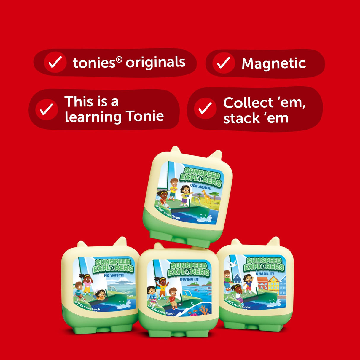 PRE - ORDER: Pocket Tonie Sunspeed Explorers 1 Audio Clever Pocket Tonie Set - Little Whispers