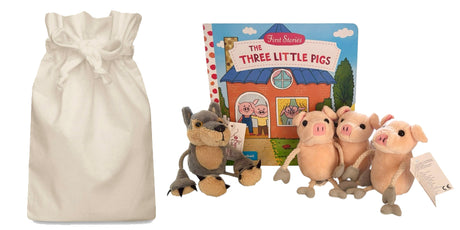 Three Little Pigs and Wolf Story Sack