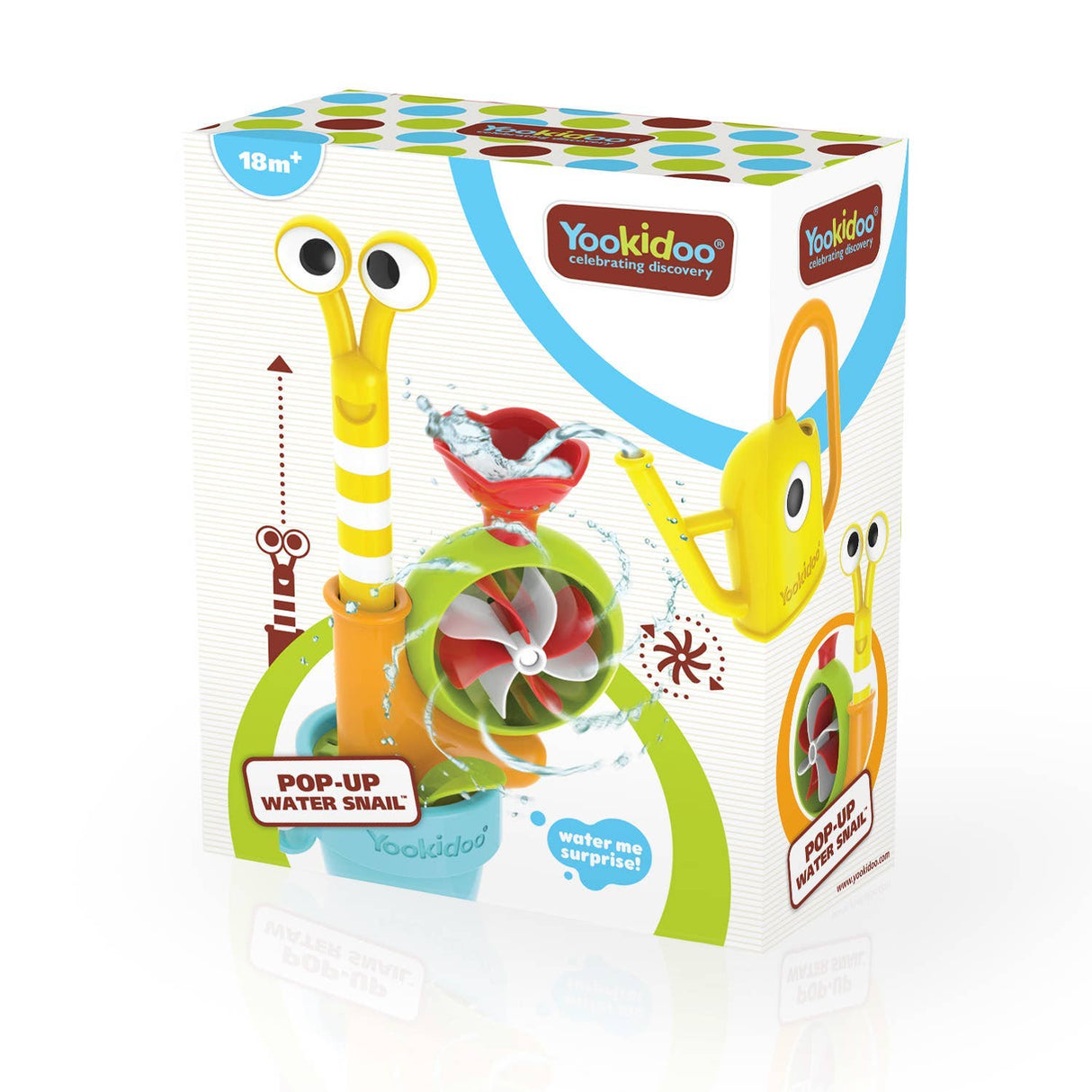 Yookidoo Pop - Up Water Snail Fun Bath Toy - Little Whispers