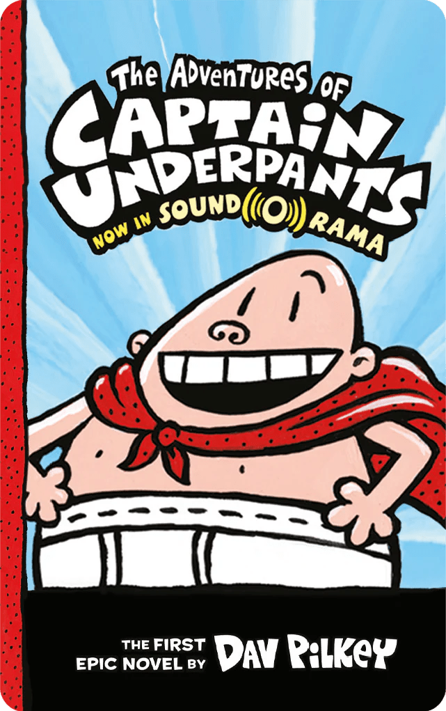 Yoto Captain Underpants Pack of 3 audio cards - Little Whispers