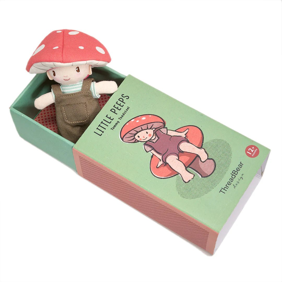 Tenderleaf Little Peeps Tommy Toadstool Matchbox Doll - Little Whispers