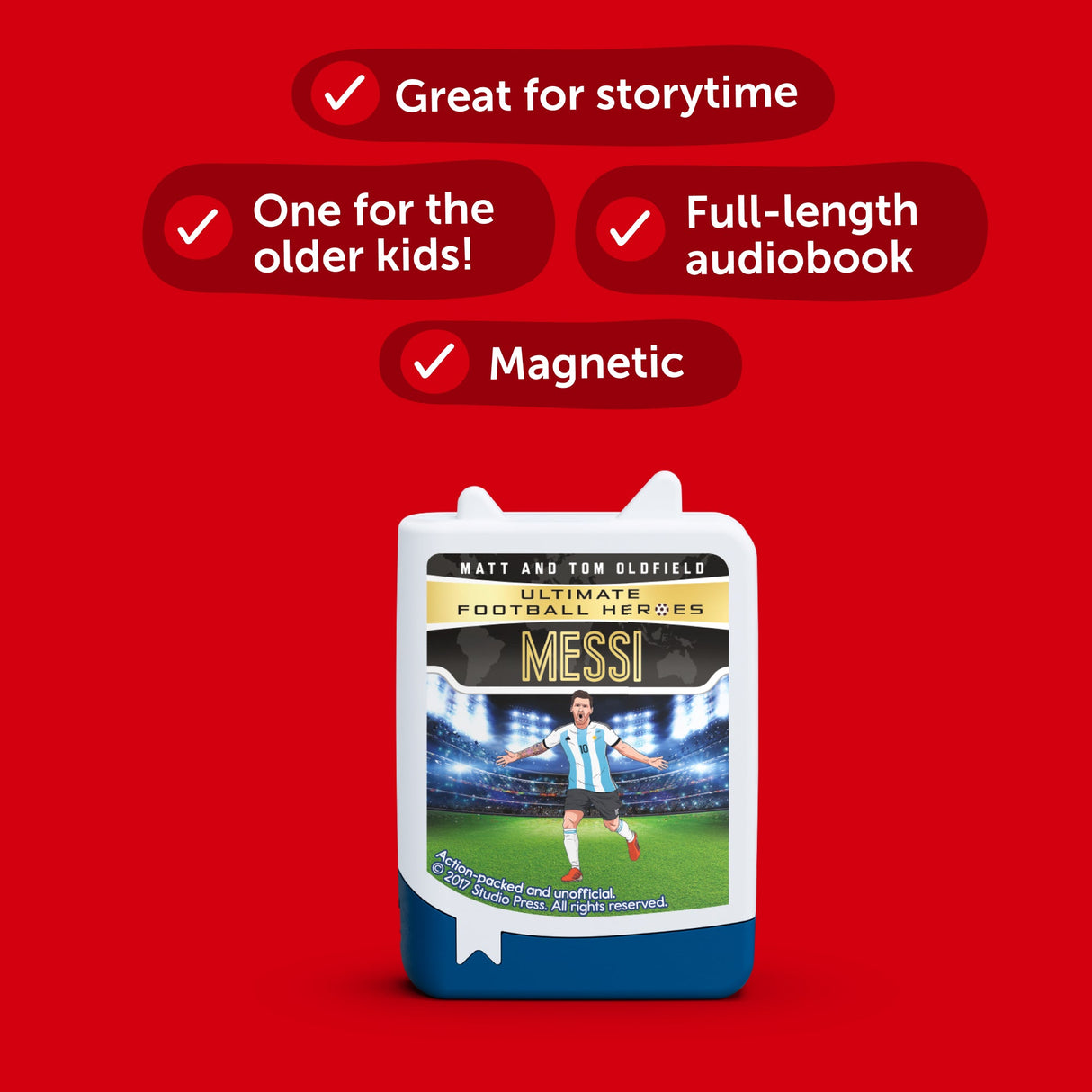 PRE - ORDER: Pocket Tonie Ultimate Football Heroes: Messi Audiobook - Little Whispers
