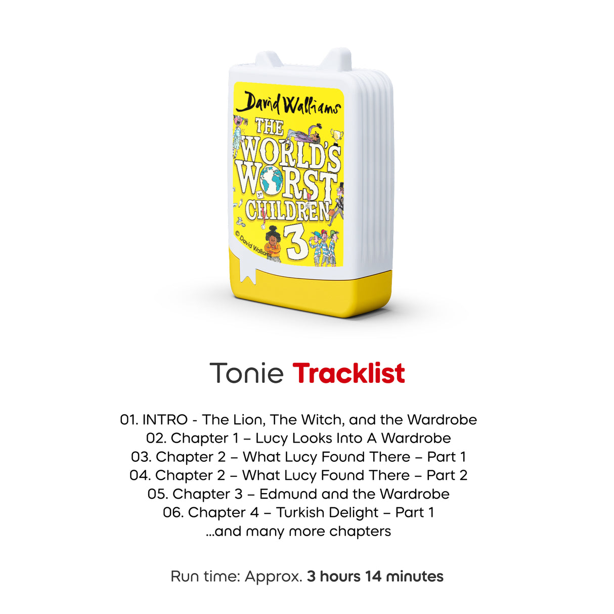 David Walliams: The World's Worst Children 3 Audiobook Tonie