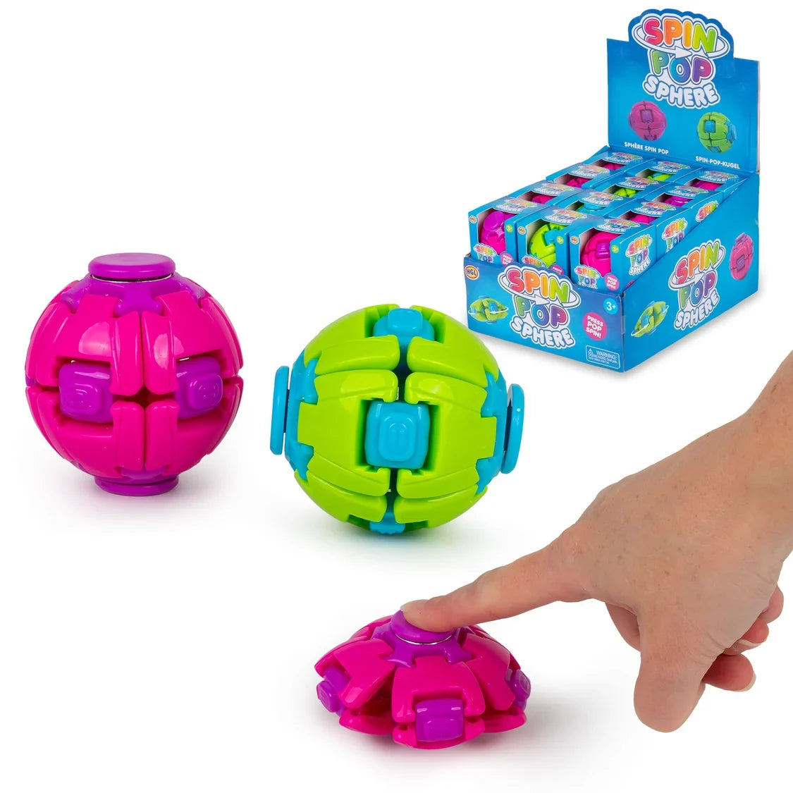 Spin Pop Sphere – Sensory Fidget Toy