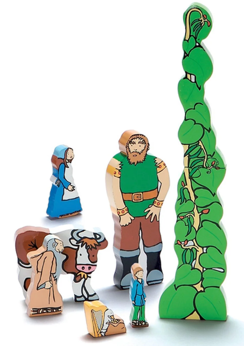 Yellow Door Wooden Jack and the Beanstalk Characters