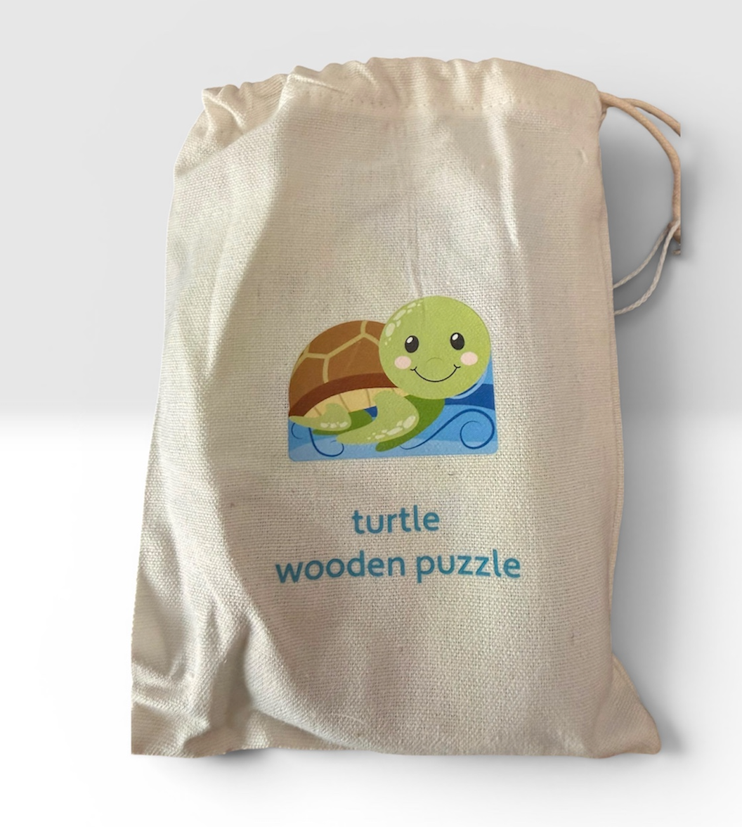 Orange Tree Wooden Turtle Puzzle