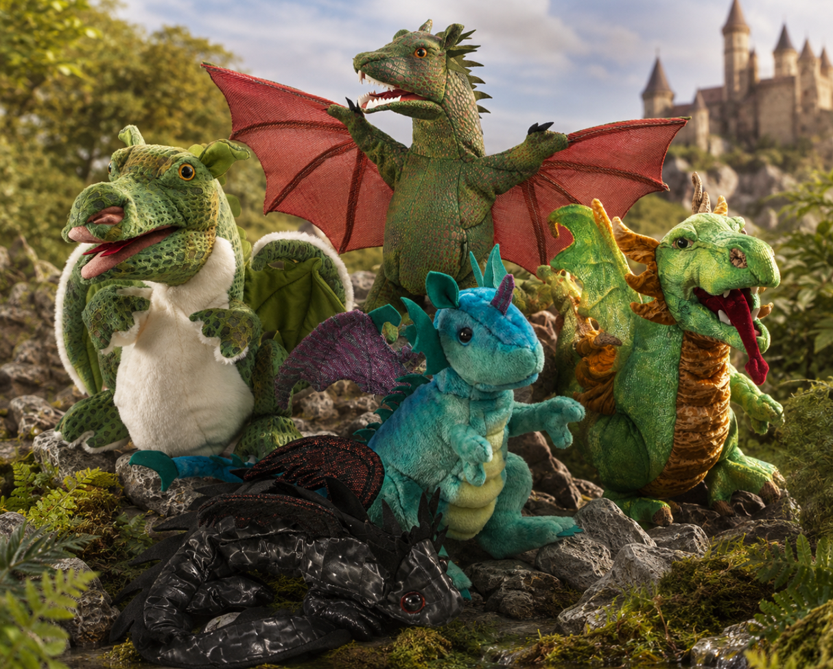 Folkmanis Dragon Puppets