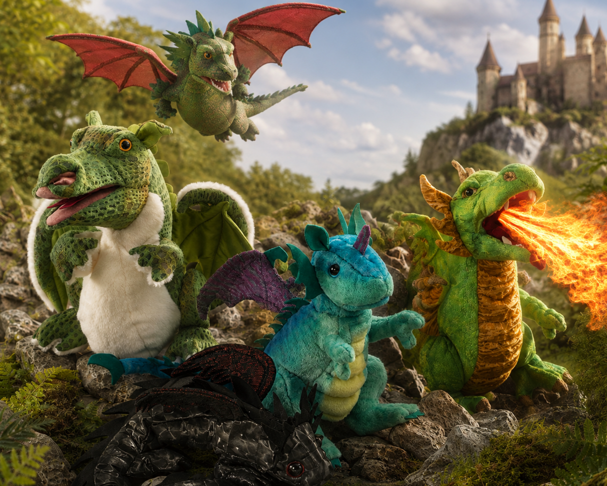 Folkmanis Dragon Hand Puppets