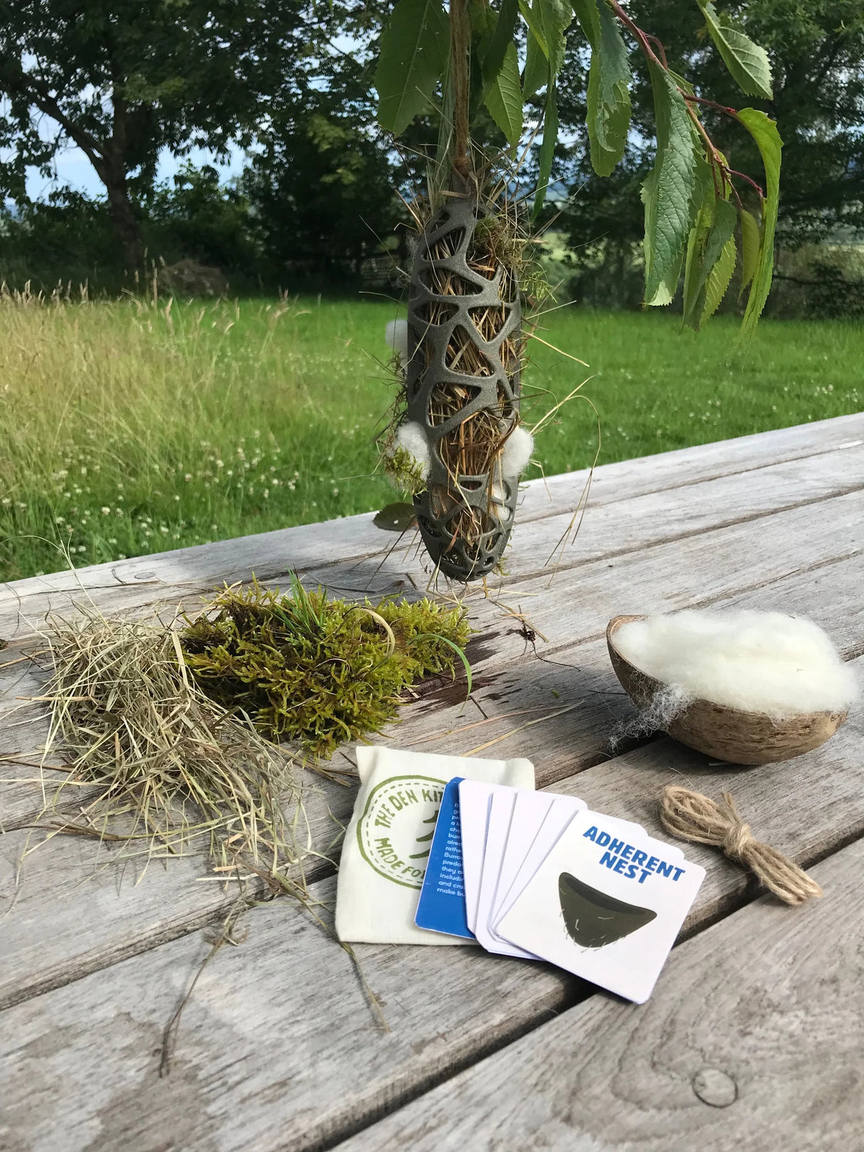 Birds Nest Kit being used