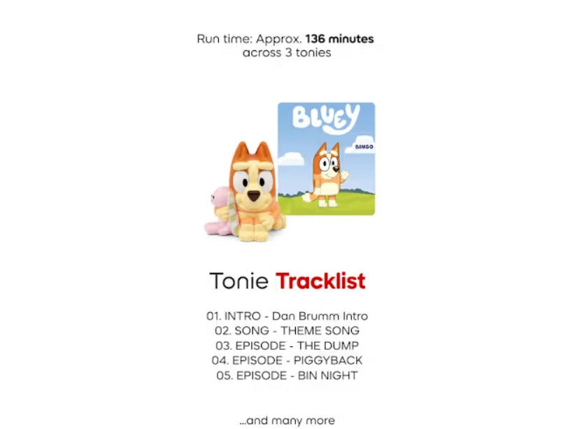 Classic Tonie Multipack Bluey - Bluey, Bingo, Muffin