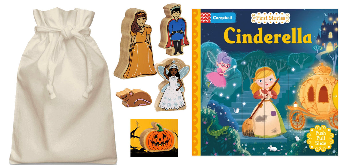 Cinderella Story Sack with Board Book and Lank Kade
