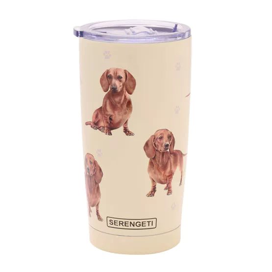 Dachshund Stainless Steel Tumbler - Hot & Cold Drinks - Little Whispers