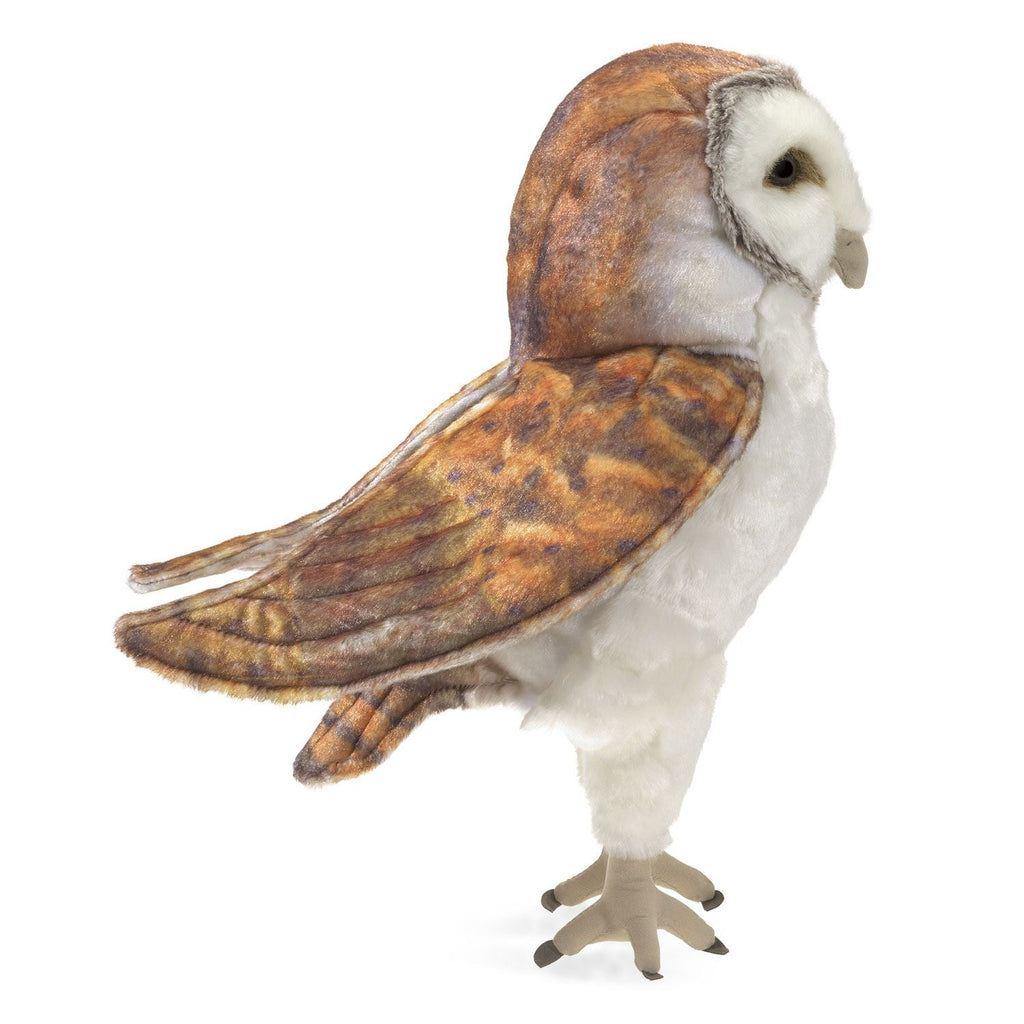 Folkmanis Large Barn Owl Hand Puppet (Pre-Order Yours Now) - Little Whispers