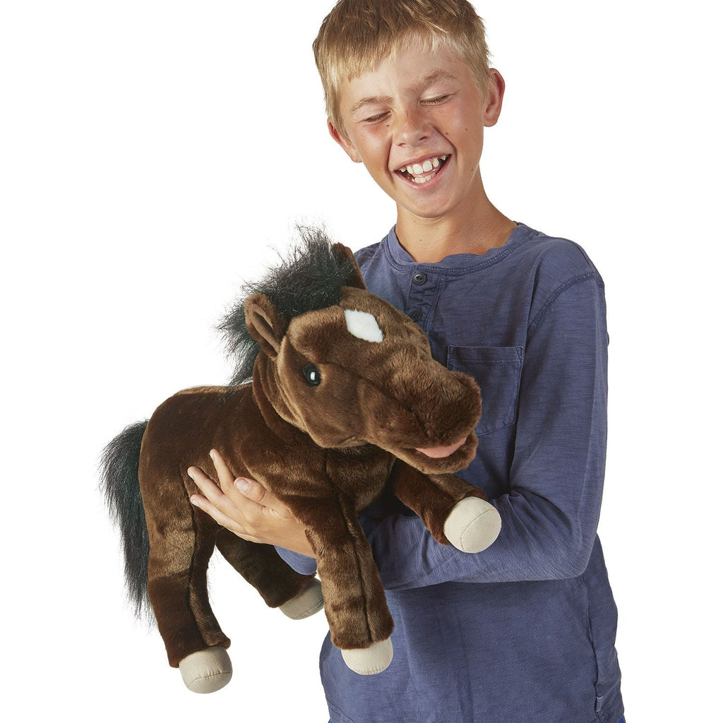 Folkmanis Large Horse Hand Puppet (Pre-Order Yours Now) - Little Whispers