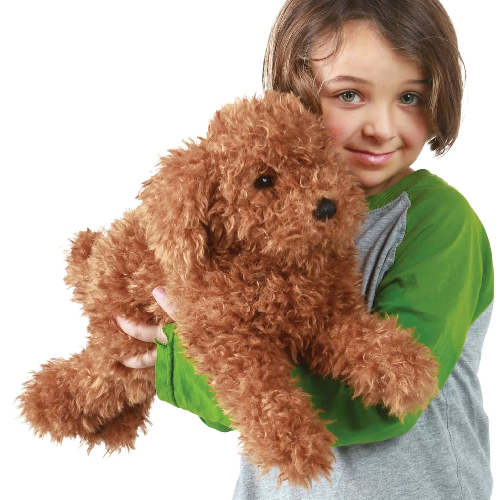 Folkmanis Large Toy Poddle Hand Puppet (Pre-Order Yours Now) - Little Whispers