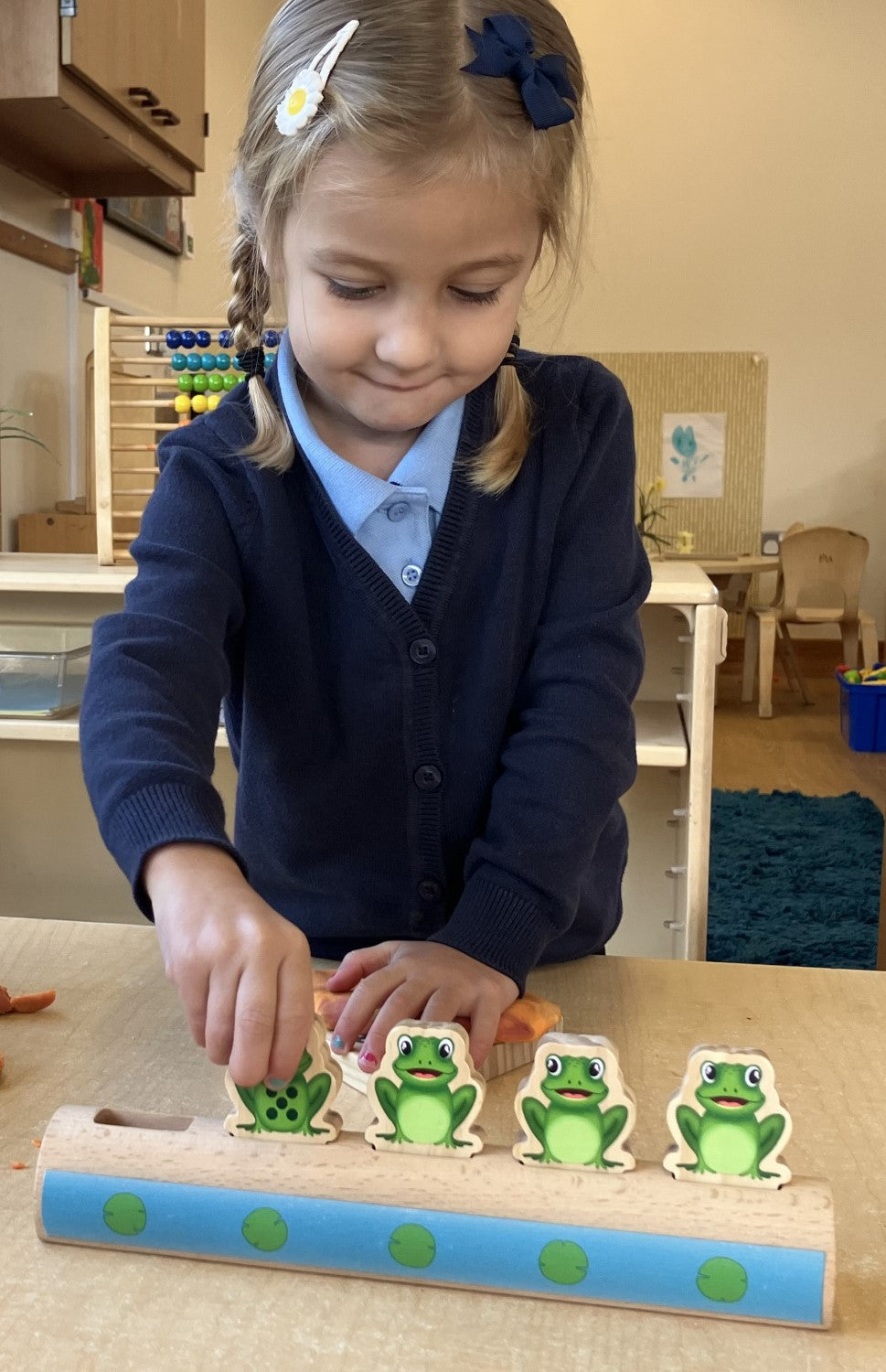 Five Frogs on a Log Counting Resource
