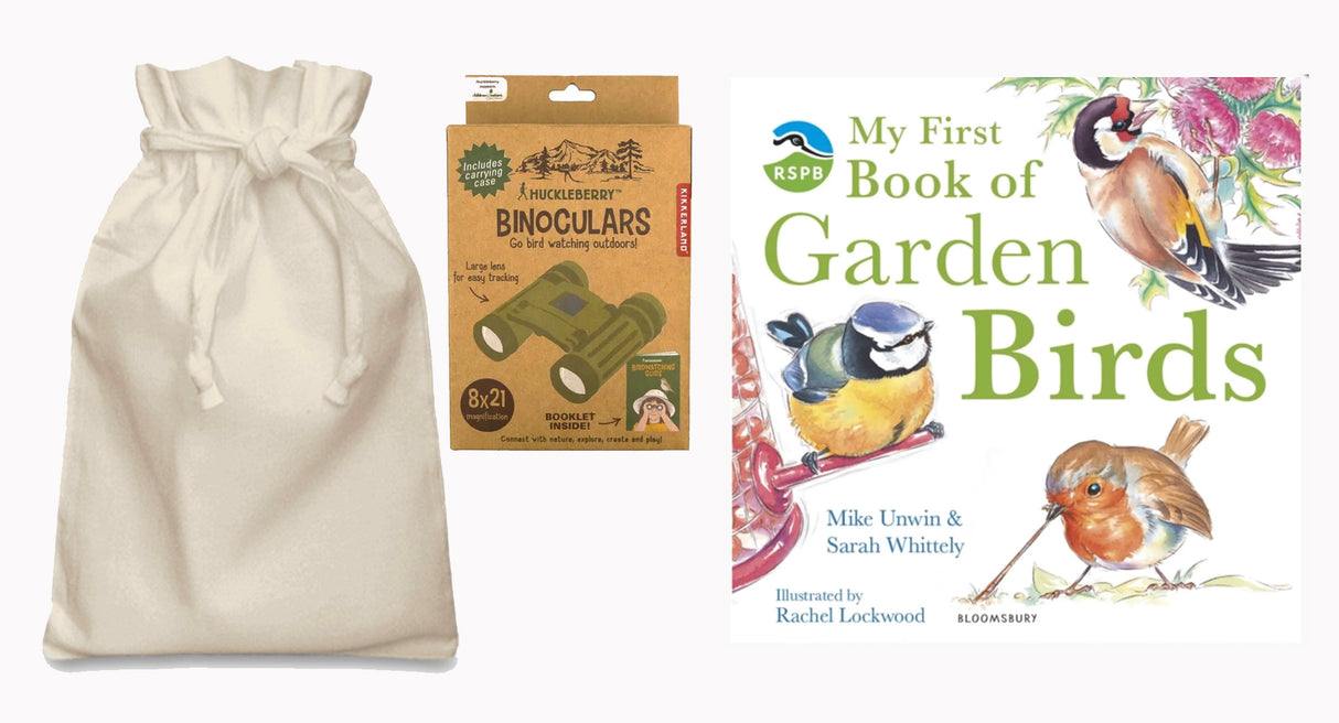 Spot Garden Birds Story Sack with Binoculars