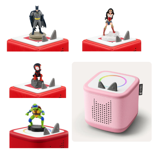 Toniebox 2 Superheroes Bundle with 4 Character Tonies