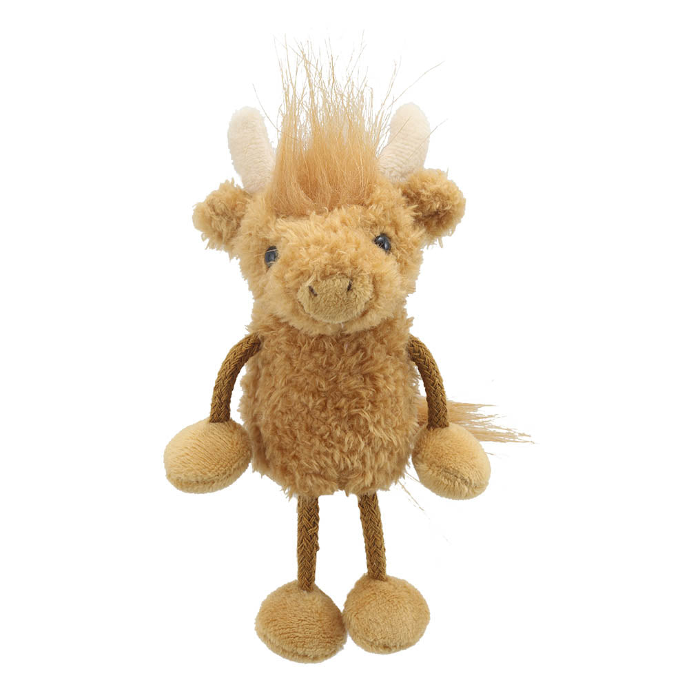 Puppet Company Highland Cow Finger Puppet
