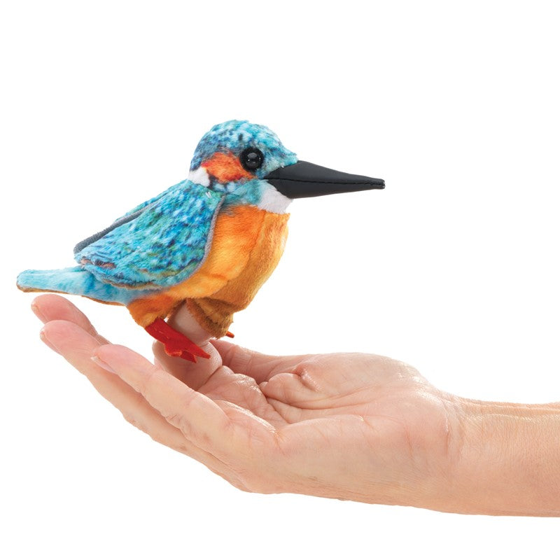 Folkmanis Mini Kingfisher Finger Puppet