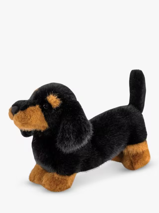 Koda Dachshund Luxury Plush Side View