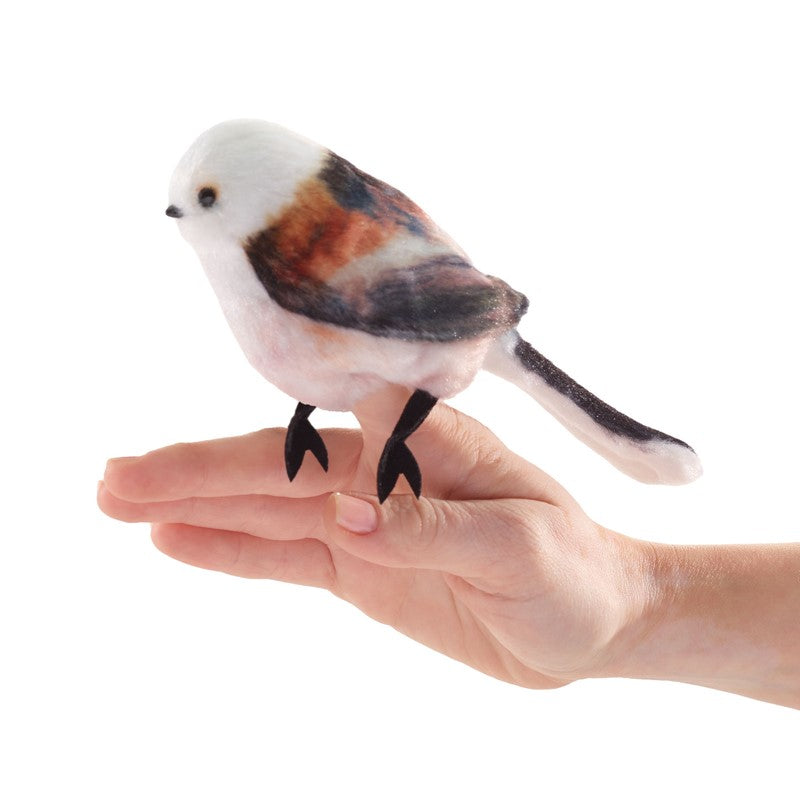 Folkmanis Mini Long Tailed Tit Finger Puppet