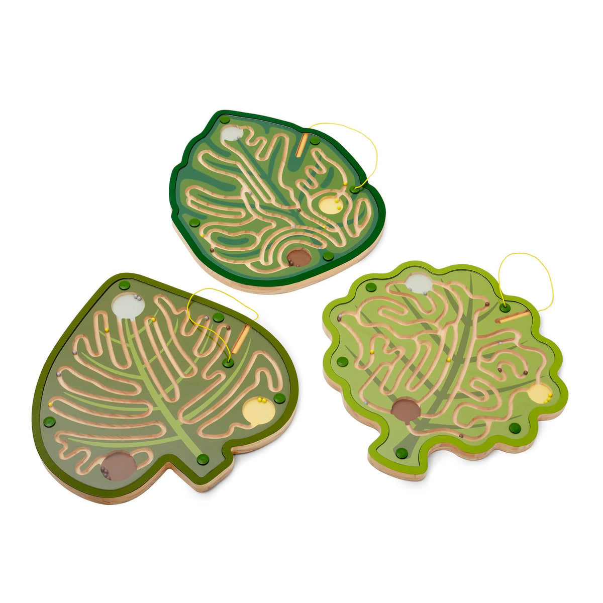 Guide Craft Nature's Paths Magnetic Leaf Mazes: Set of 3