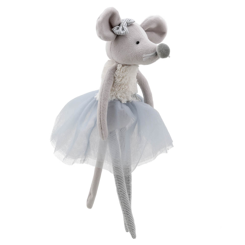 Puppet Company Silver Wilberry Ballerina Mouse - Little Whispers