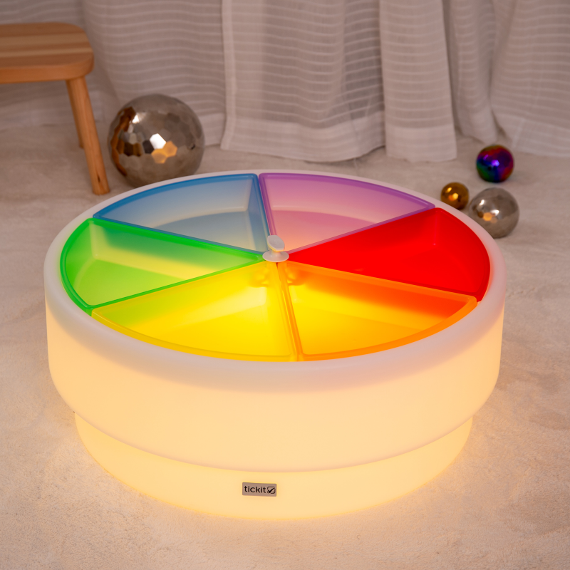 Discovery Glow Low Table + Colour Discovery Trays (Direct Shipping)